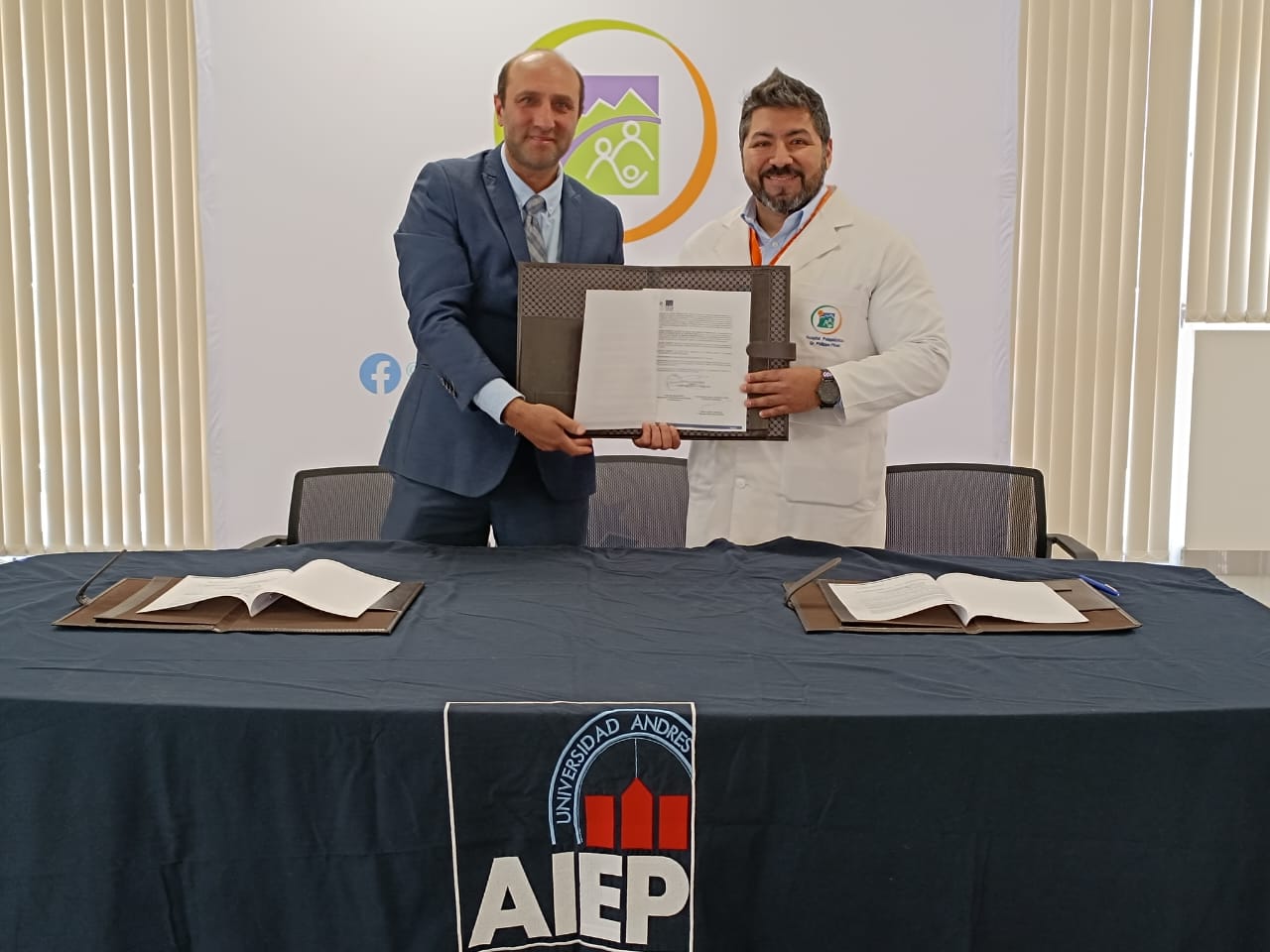 Hospital Psiquiátrico Dr. Philippe Pinel e Instituto Profesional AIEP firman convenio que facilitará la inclusión social de usuarios del establecimiento